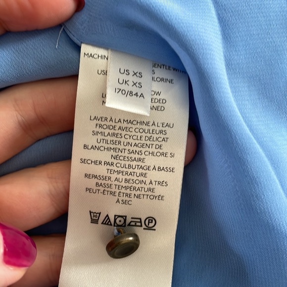 MAEVE light blue top ANTHROPOLOGIE - Picture 6 of 8